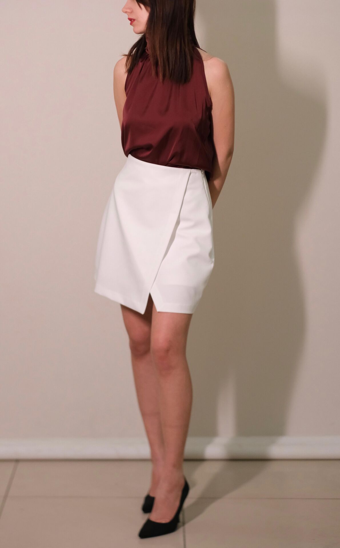 Beyaz Şort Etek